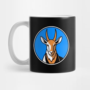 Good Ol Antelope Patch with Color Background - If you used to be a Antelope, a Good Old Antelope too, you'll find the bestseller critter patch design perfect. Mug